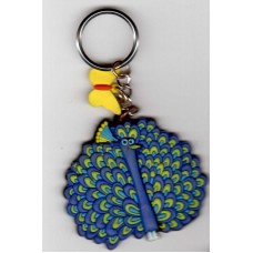 Peacock Keyring